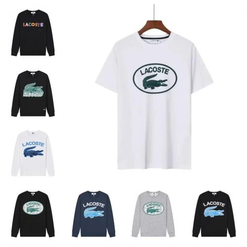 Lacoste Graphic Print Cotton T-Shirt White
