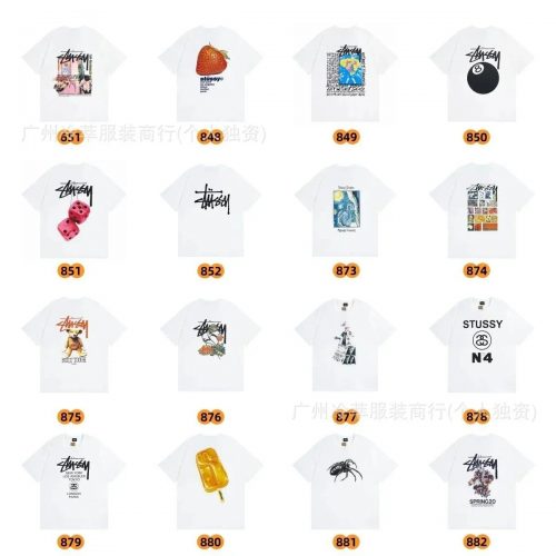 Stussy Graphic Print Streetwear T-Shirt White