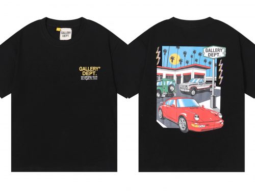 Gallery Dept. Car Graphic Oversized Graphic Tee Black