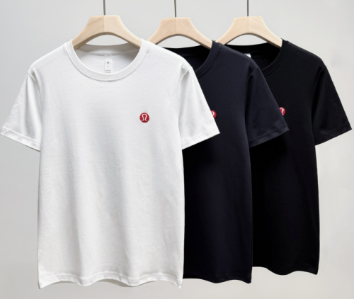 Lululemon Essential Cotton T-Shirt Set White and Black
