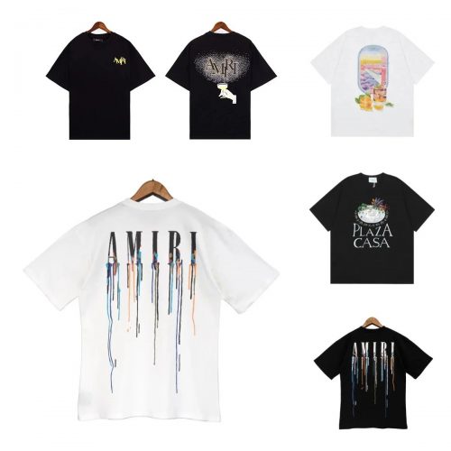 Amiri Graphic Print Oversized Tee Multicolor