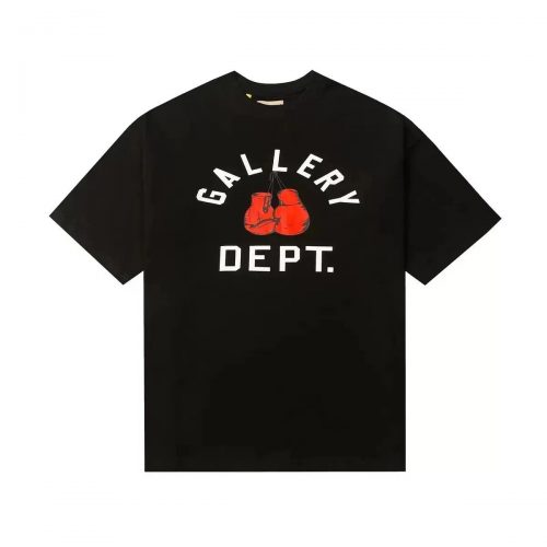 Gallery Dept. Boxing Gloves Graphic Streetwear T-Shirt Black