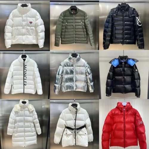 Moncler Puffer Jacket Collection Quilted Down Winter Jackets Multicolor