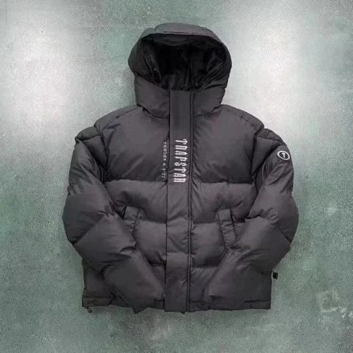 Trapstar Irongate Puffer Streetwear Down Jacket Black