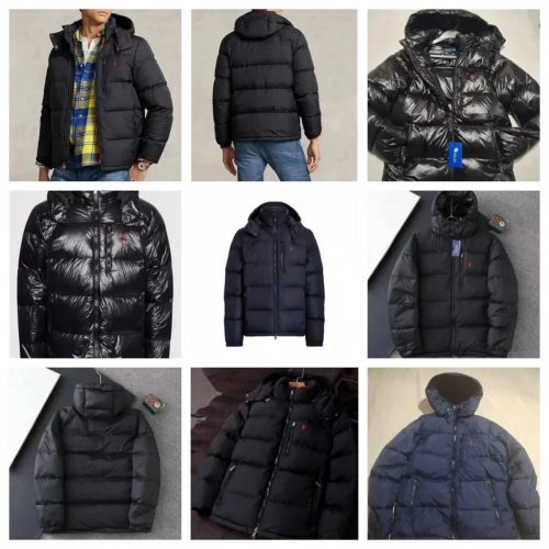 Ralph Lauren Polo Water-Repellent Down Puffer Jacket Black