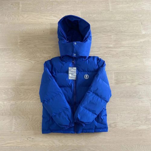Trapstar Irongate Puffer Streetwear Down Jacket Blue