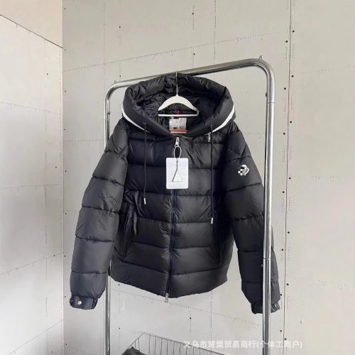 Moncler Puffer Jacket Hooded Down Winter Coat Black