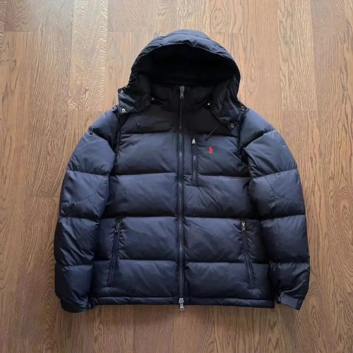 Ralph Lauren Puffer Jacket Warm Down Jacket Black