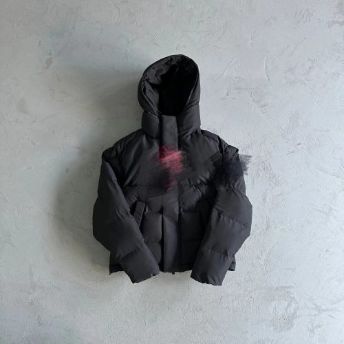 Design Puffer Jacket Minimalist Winter Jacket Black