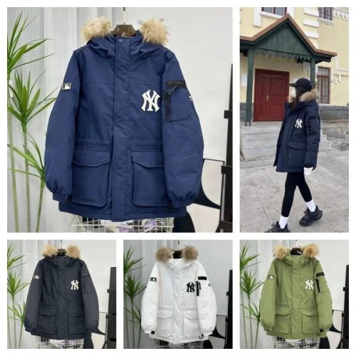 MLB New York Yankees Hooded Parka Jacket Winter