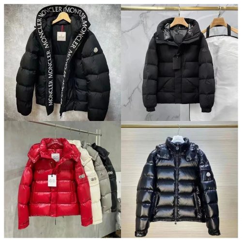 Moncler Maya Iconic Puffer Jacket Black