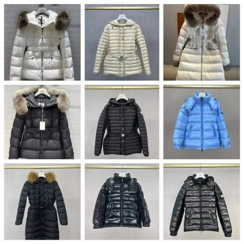 Moncler Puffer Jacket Collection Quilted Down Winter Jackets Multicolor
