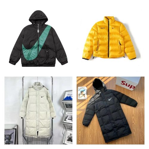 Nike Puffer Jacket Collection Streetwear Down Jacket Multicolor