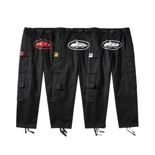 Corteiz Cargo Pants Casual Streetwear Black