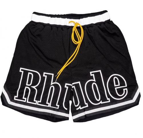 Rhude Basketball Mesh Shorts Black