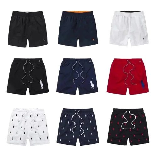 Ralph Lauren Pony Logo Swim Trunks Casual Shorts Multicolor