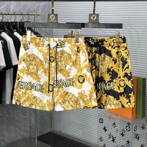 Versace Barocco Print Iconic Swim Shorts Multicolor