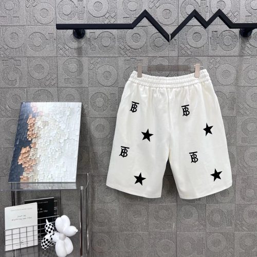 Burberry Monogram Star Print Casual Shorts White