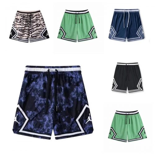 Jordan Diamond Basketball Shorts Mesh Athletic Shorts Multicolor