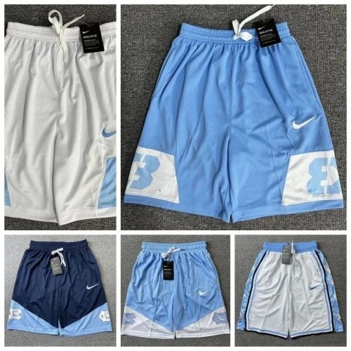 Nike UNC Basketball Shorts Mesh Athletic Shorts Multicolor