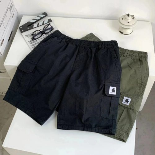 Carhartt Cargo Shorts Casual Cotton Shorts Black and Olive