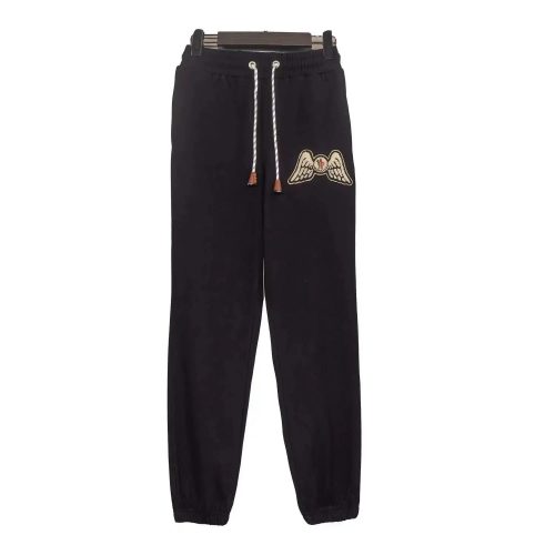 Moncler Wing Patch Casual Joggers Black