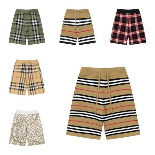Burberry Check Print Casual Shorts Multicolor