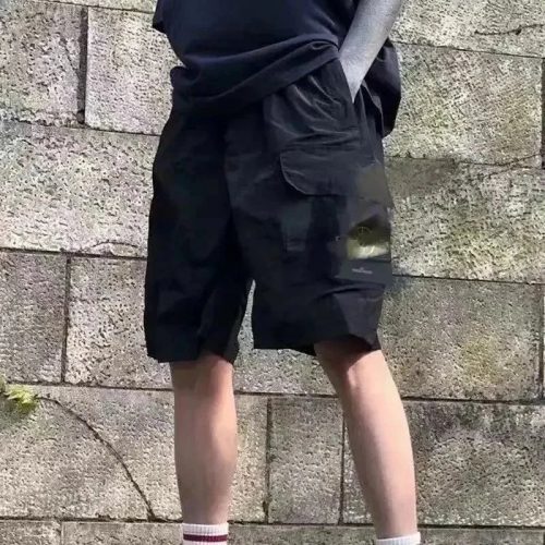 Stone Island Nylon Metal Cargo Shorts Black