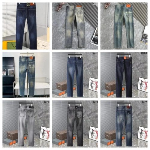 Dolce & Gabbana D&G Denim Jeans Collection Slim Fit Trousers Blue and Gray