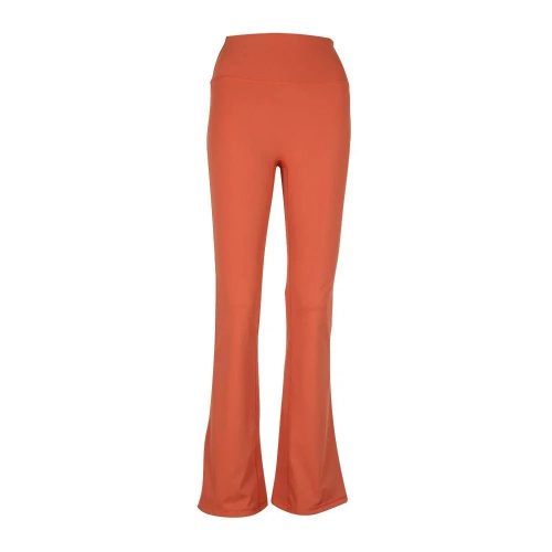 Design High Waisted Flare Leggings Yoga Pants Orange
