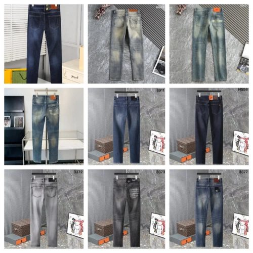 Dolce & Gabbana D&G Denim Jeans Slim Fit Trousers Blue and Gray