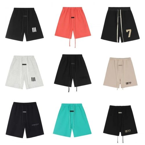Fear of God FOG Essentials Streetwear Cotton Shorts Multicolor