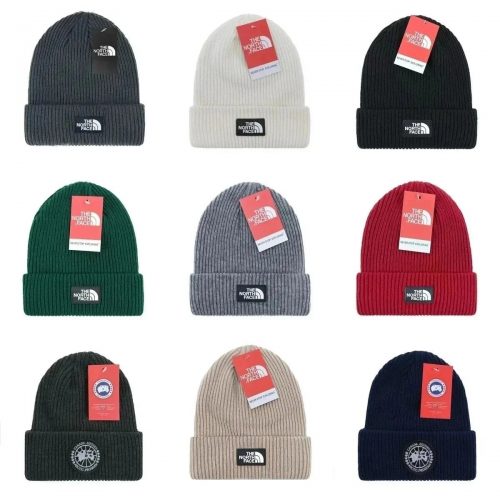 The North Face TNF Ribbed Beanie Knit Hat Multicolor