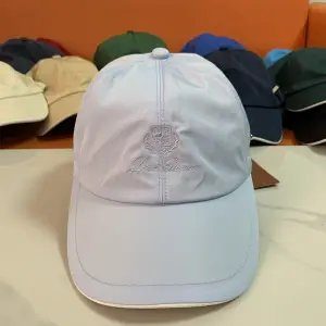 Loro Piana Baseball Cap Casual Headwear Light Blue
