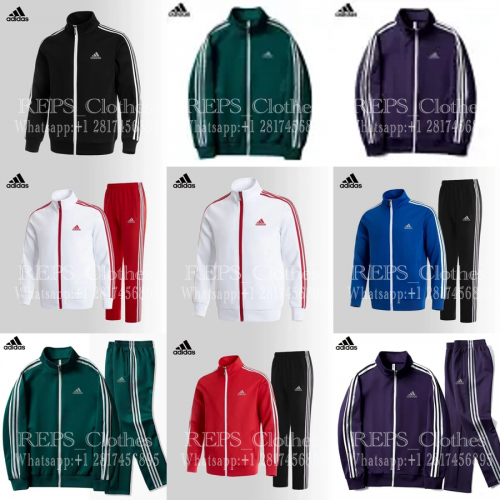 Adidas Three-Stripe Classic Tracksuit Set Multicolor