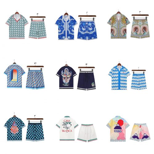 Casablanca Graphic Print Silk Matching Set Multicolor