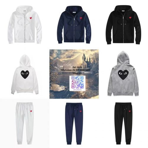 Comme des Garçons CDG PLAY Heart Matching Set Tracksuit Set Multicolor
