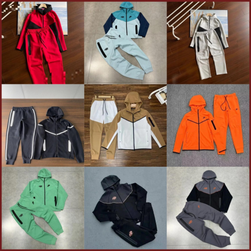 Nike Tech Fleece Sporty Tracksuit Set Multicolor