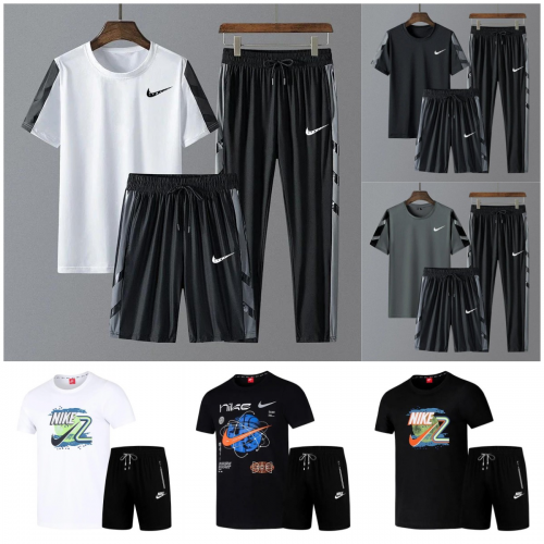 Nike Sportswear Athletic Matching Set Black and White