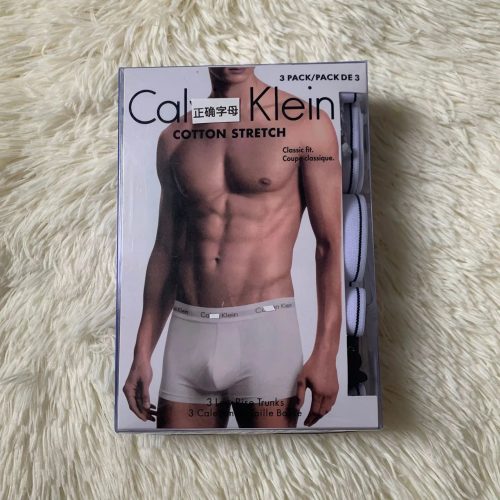 Calvin Klein CK Cotton Stretch Low Rise Trunks Comfortable Underwear Set Multicolor