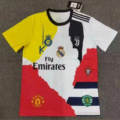 Design Multi-Club Football Jersey Graphic Soccer Shirt Multicolor