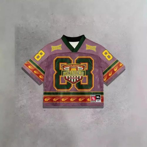 Design Sports Division Members Graphic Mesh Jersey Purple