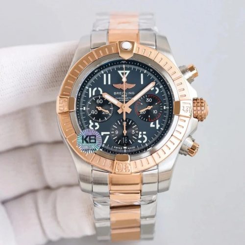 Breitling Avenger Chronograph Luxury Watch Two-Tone Silver and Gold
