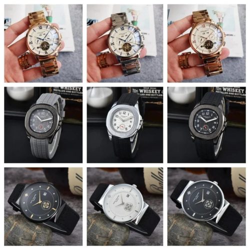 Patek Philippe Luxury Wristwatch Collection Elegant Timepieces Multicolor