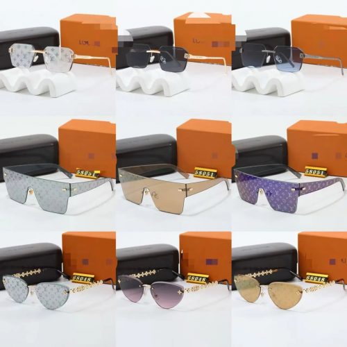 Louis Vuitton LV Monogram Shield Fashion Sunglasses Multicolor