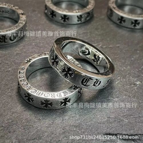 Chrome Hearts Forever Spacer Ring Silver Band