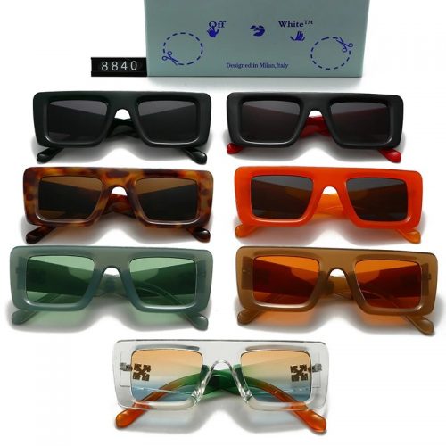Off-White Virgil Rectangular Sunglasses Multicolor