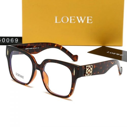 Loewe Tortoiseshell Square Eyeglasses Brown