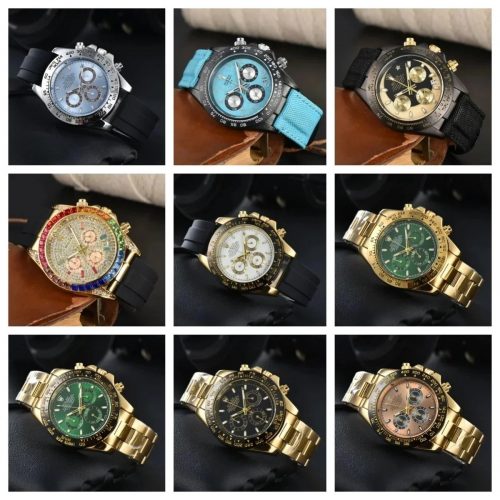 Rolex Cosmograph Daytona Luxury Chronograph Watch Multicolor