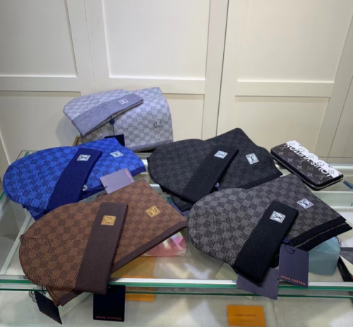 Louis Vuitton LV Damier Classic Wool Scarf Multicolor
